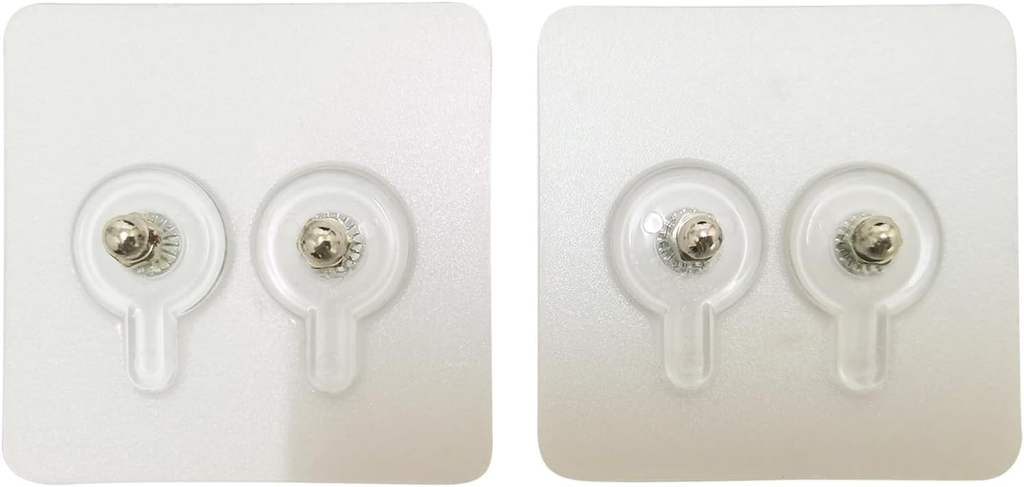 2 Pack Hat Organizer for Baseball Caps Self-Adhesive Replacement Stickers Length 2.95 In, Width 2.95 In(7.5Cm)