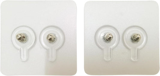 2 Pack Hat Organizer for Baseball Caps Self-Adhesive Replacement Stickers Length 2.95 In, Width 2.95 In(7.5Cm)