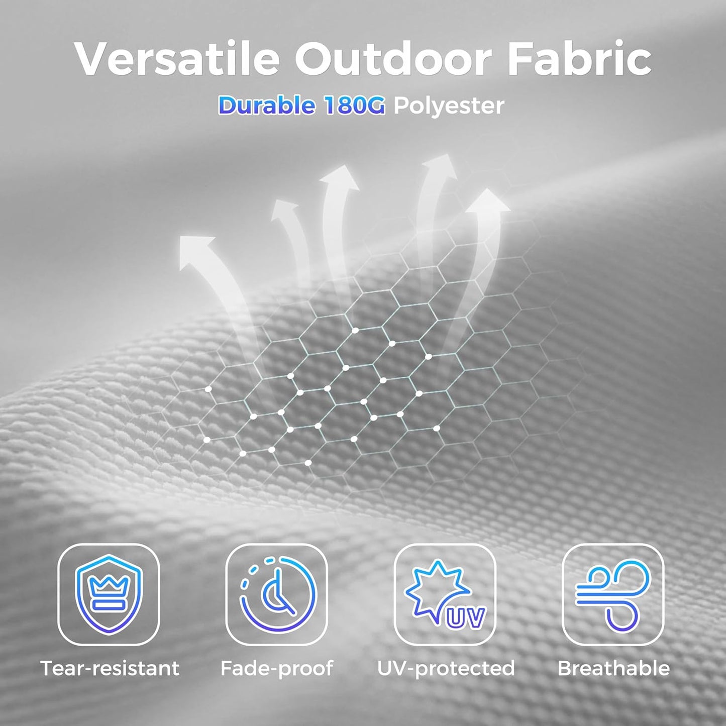 13-Foot Double-Sided Outdoor Patio Umbrella with Solar Lighting, Fade-Resistant Canopy, 12 Durable Ribs, for Deck, Pool, Porch, and Market Use