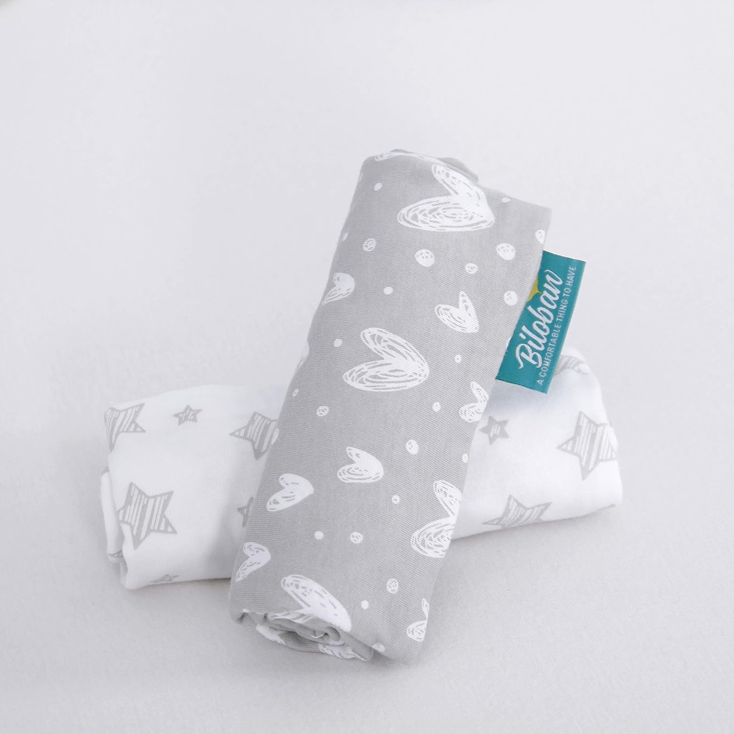 Pack and Play Sheets Fitted, 2 Pack Playard Sheets Fits for Graco Pack N Play Mattress, 100% Jersey Knit Cotton Mini Crib Sheets for Baby Boys & Gril