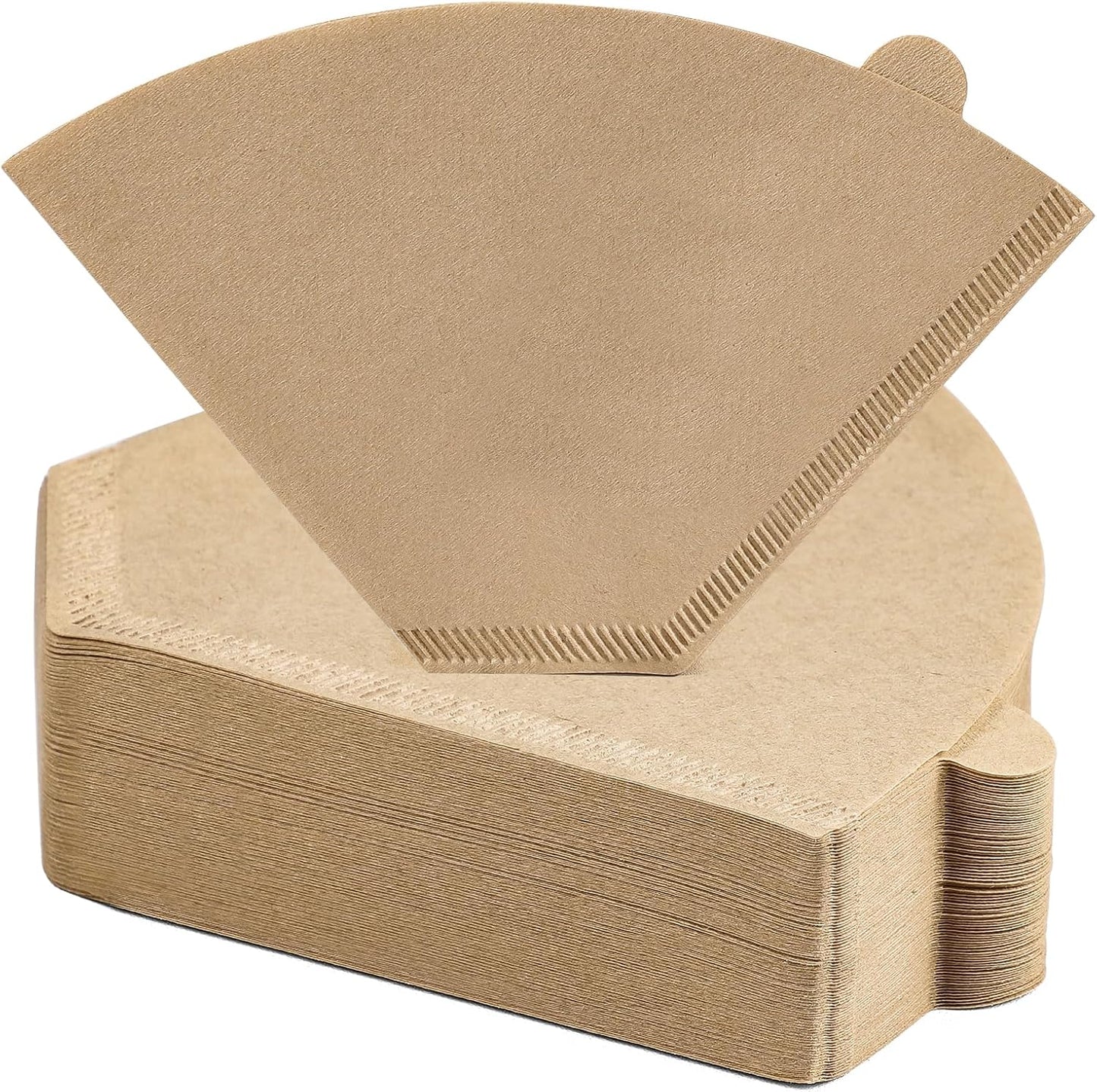 #4 Cone Coffee Filters 8-12 Cup, 200 Count Unbleached Natural Coffee Paper Filters, No Blowout, Disposable Coffee Filter for Pour over and Drip Coffee Maker