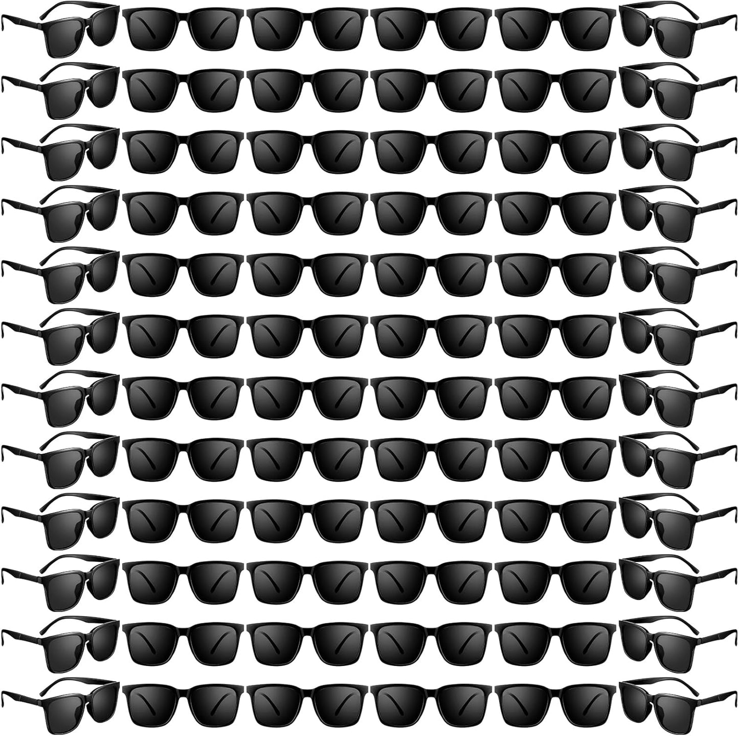 Bulk Retro Vintage Sunglasses - 100 Pieces for Men and Women, Perfect for Summer Beach and Pool Parties, Inspired by 70s and 80s Styles