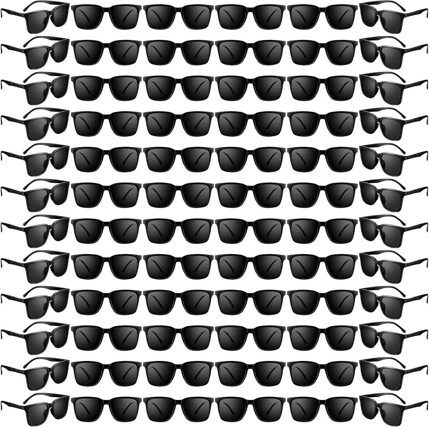 Bulk Retro Vintage Sunglasses - 100 Pieces for Men and Women, Perfect for Summer Beach and Pool Parties, Inspired by 70s and 80s Styles