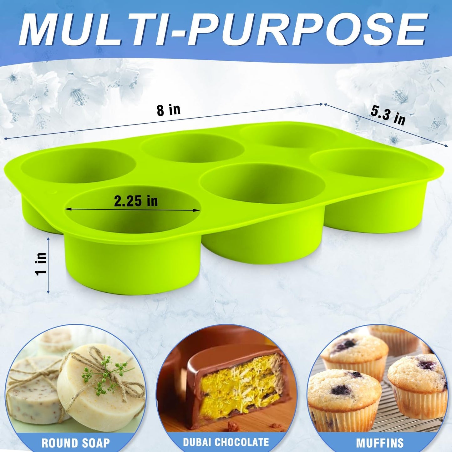 Silicone Oreo Cookie Mold, round Cylinder Chocolate Covered Oreos Molds, BPA Free and Non-Stick, Perfect for Cookies, Oreos, Candy, Soap, Cupcake, Pudding, Jello, Set of 3