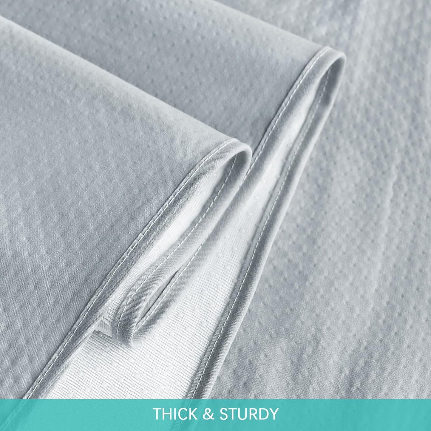 Splat Mat 2 Pack for under High Chair & Arts & Crafts & Eating Mess, Waterproof 42''×46'' Baby Playtime Anti-Slip High Chair Mat for Floor or Table, Reusable & Portable Splash Mat