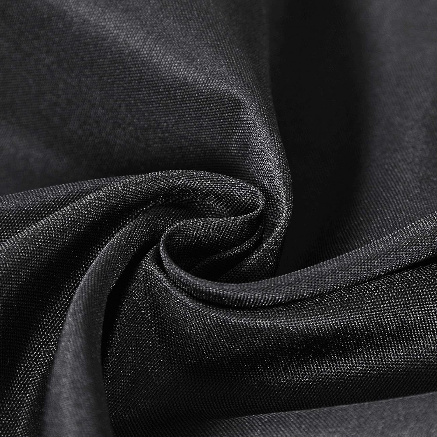 Rectangle Tablecloth 60X102 Inch Washable Polyester Fabric Table Cloth for Wedding Party Dining Banquet Decoration(60X102, Black)