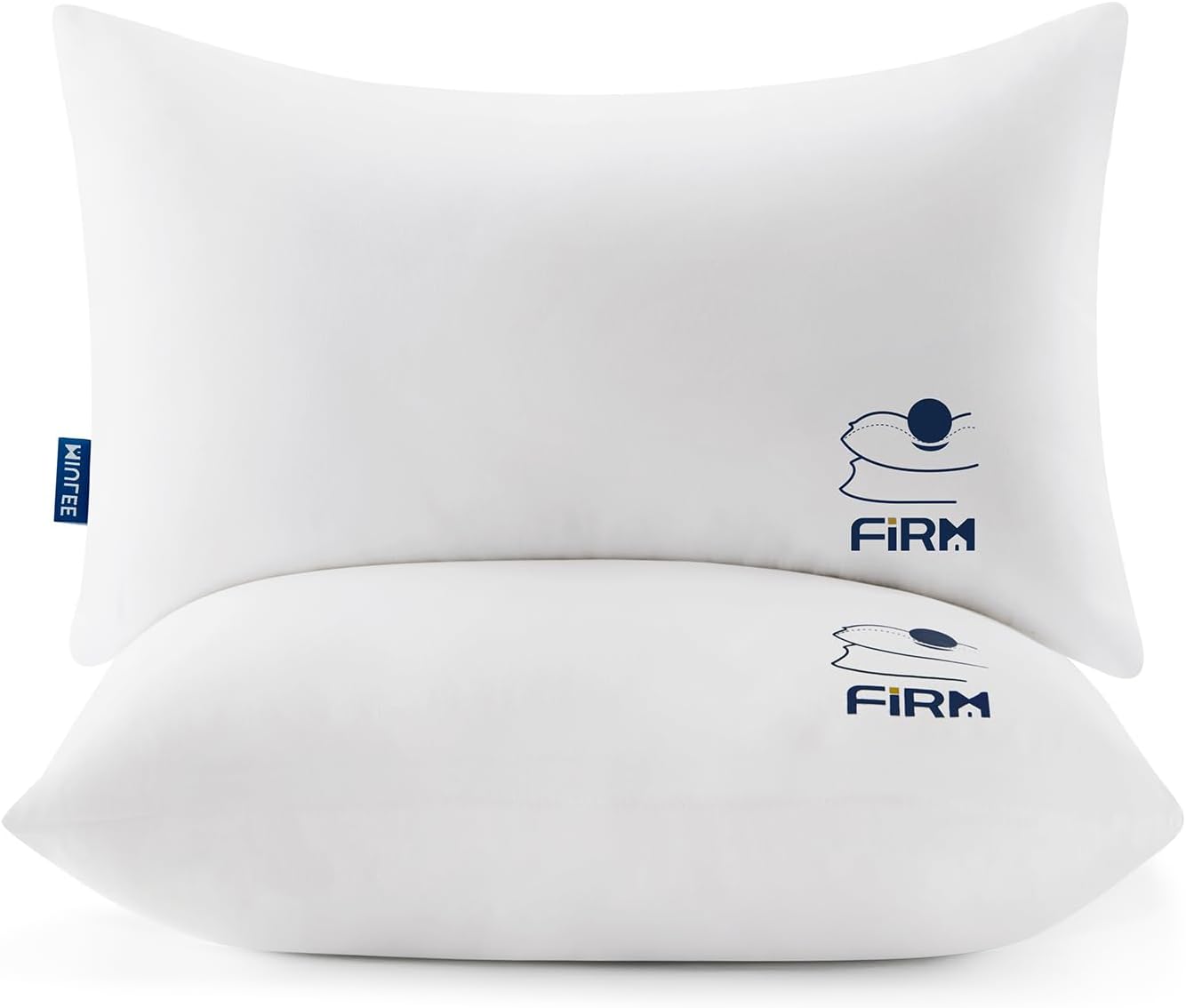 12X20 Throw Pillow Inserts Set of 2, High Support Decorative Pillow Forms for Bed and Couch, 100% Virgin Fiber Filling