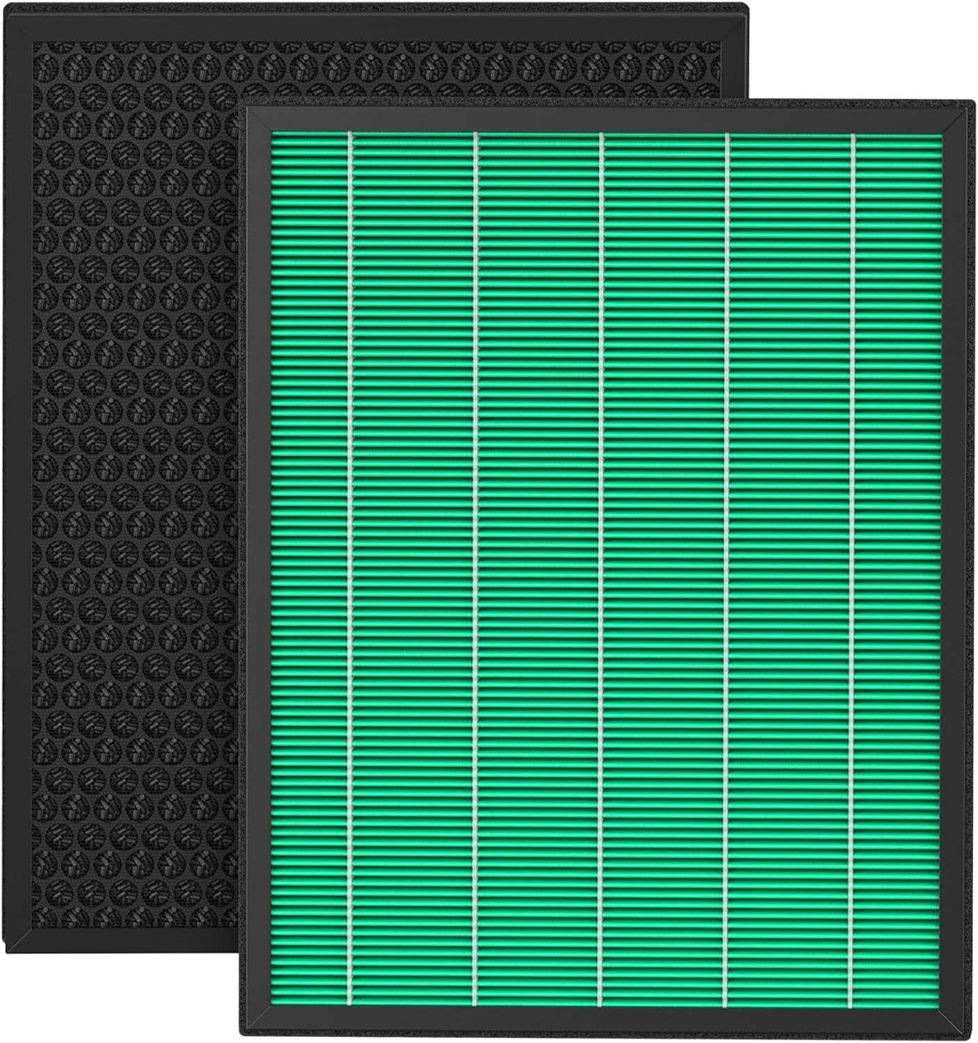 2-Pack Replacement Filters for Coway Airmega Max2 Air Purifier 300/300S, True HEPA and Activated Carbon 2-in-1 Filter, Model # AP-1515-FP