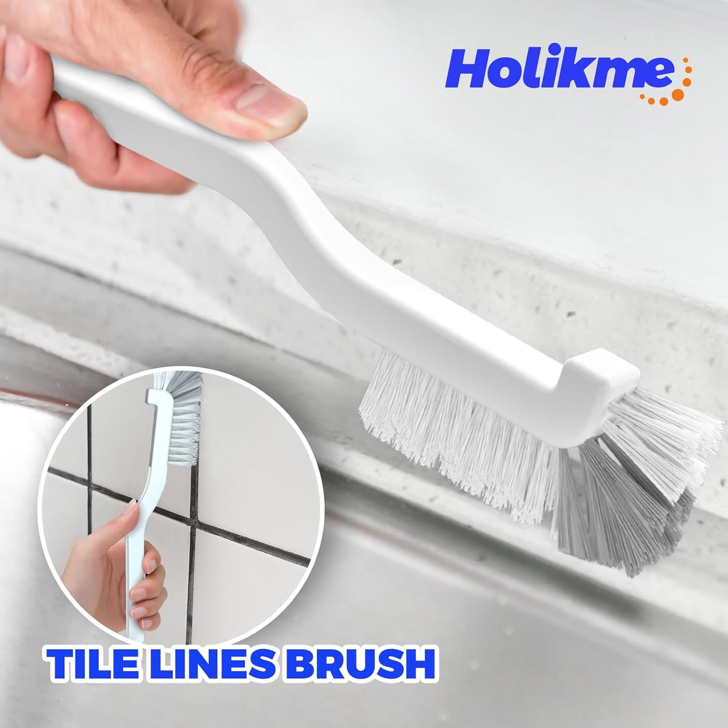 6Pack Kitchen Cleaning Brush, Green