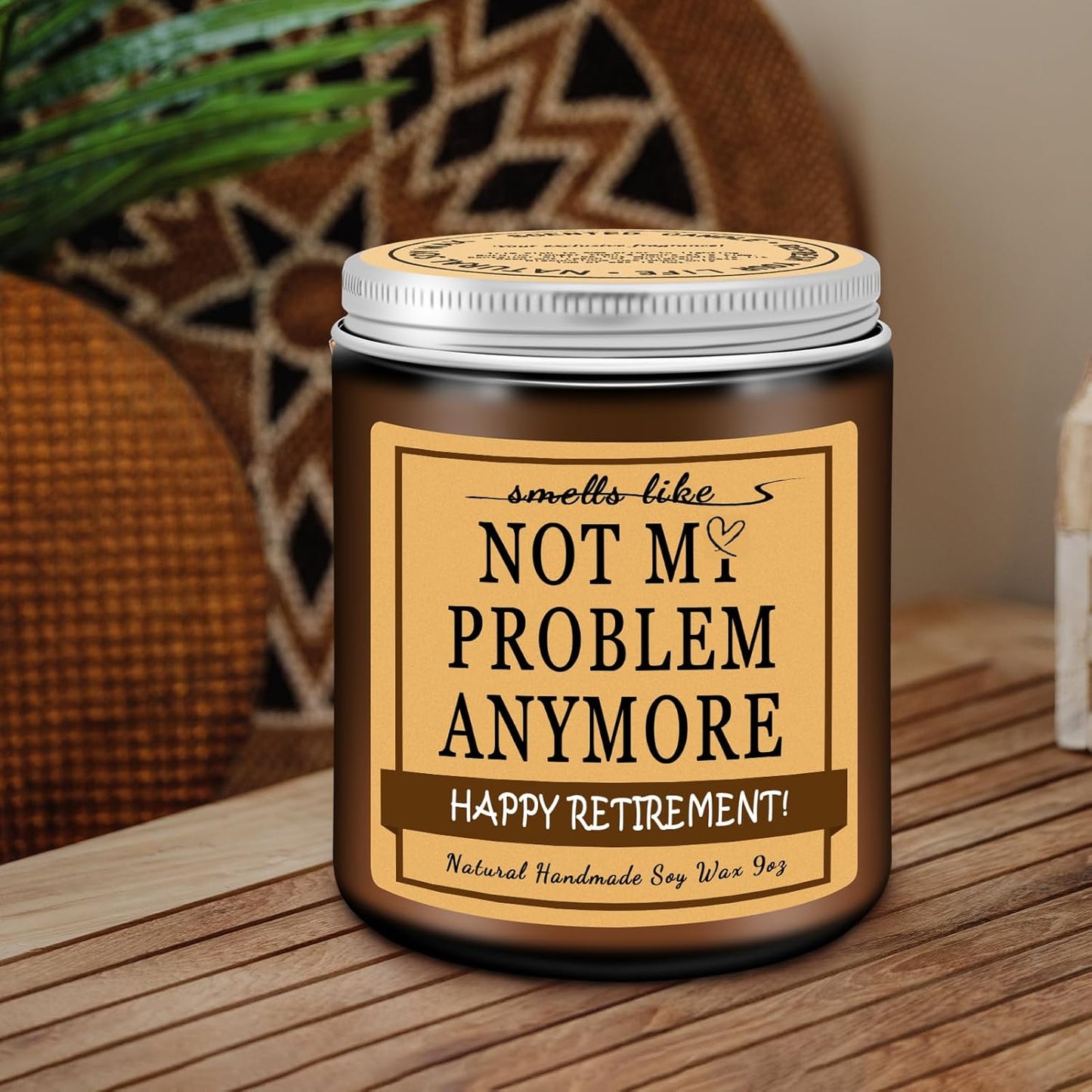 Retirement Gifts for Women Men/Funny Retirement Farewell Decorations Gift for Coworkers,Boss,Manager,Friends,Teacher,Family/Cedarwood Sandalwood Candle for Her Him