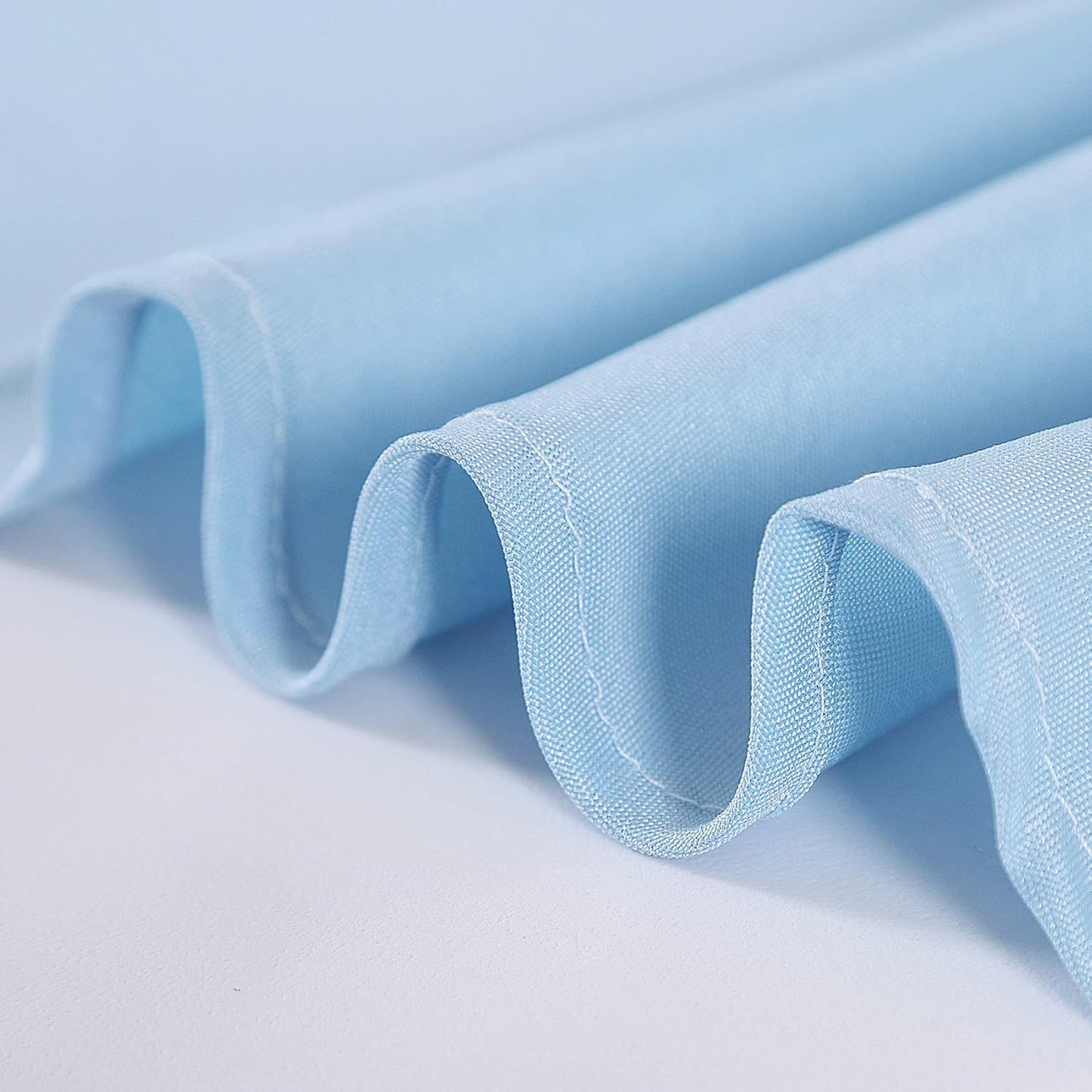 Rectangle Tablecloth 60X102 Inch Washable Polyester Fabric Table Cloth for Wedding Party Dining Banquet Decoration(60X102, Blue Mist)