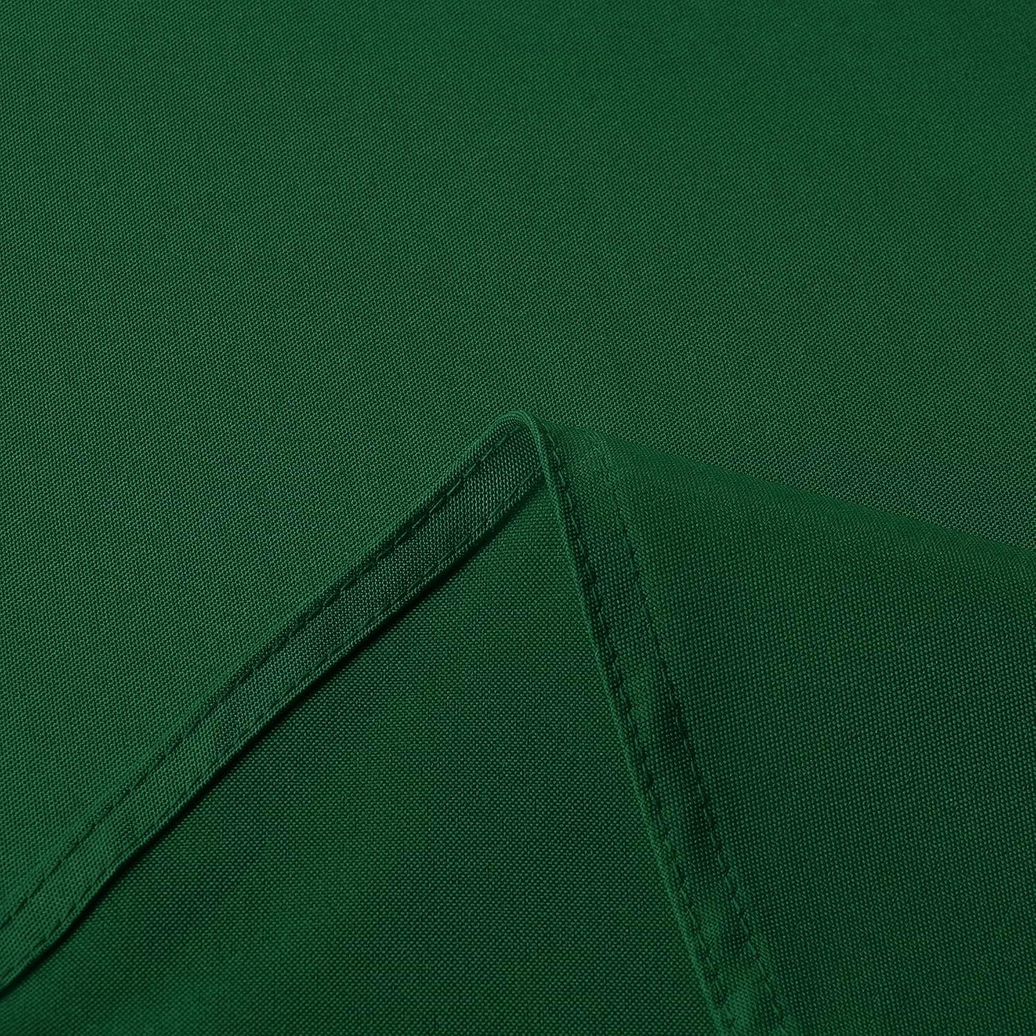 2 Pack Hunter Green Tablecloth 60 X 102 Inch, Rectangle 6 Feet Table Cloth - Stain and Wrinkle Resistant Washable Polyester Table Cover for Dining Tables, Buffet Parties and Camping