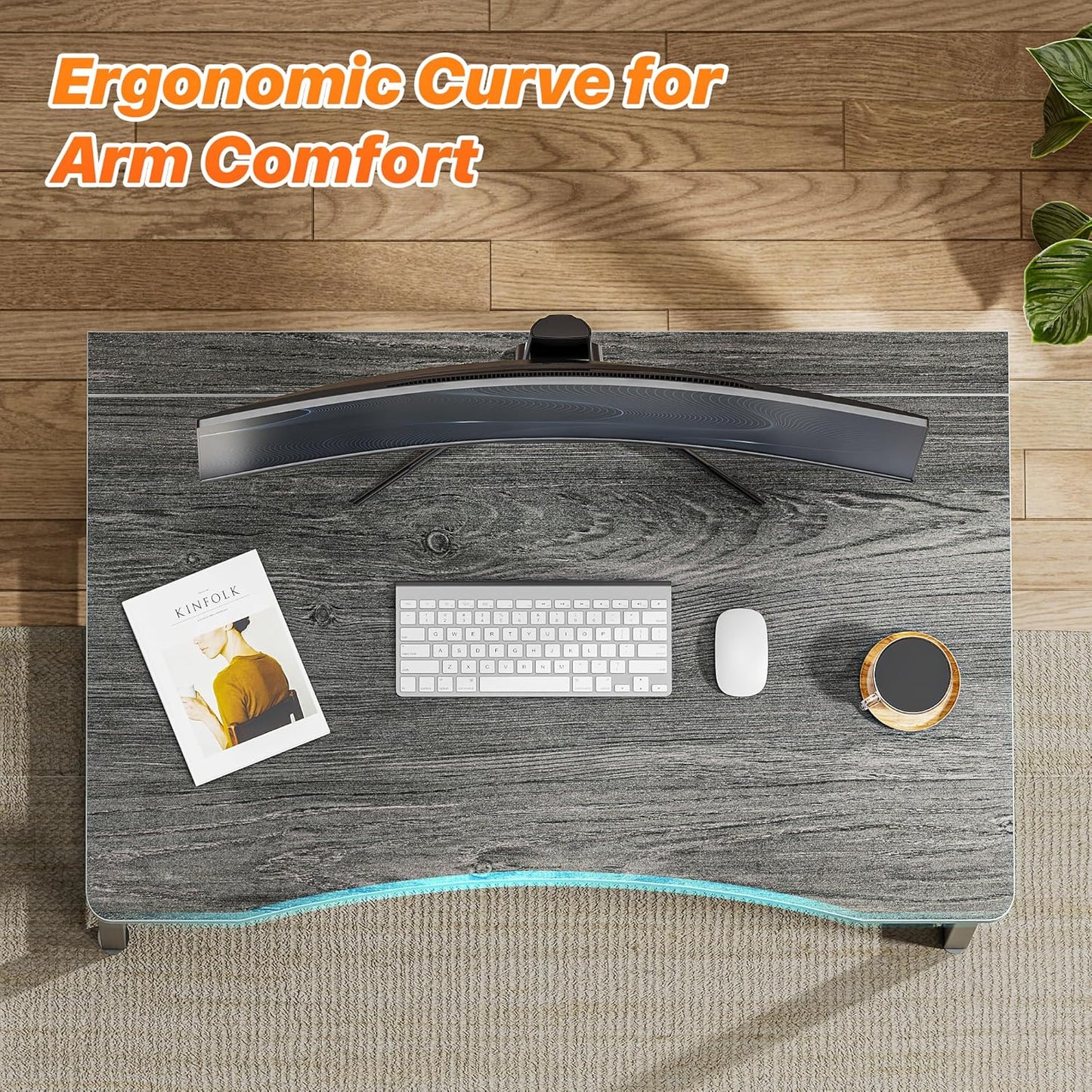 Compact Folding Desk for Small Spaces, 31.5 Inch Portable Computer Table for Home Office, Study, Bedroom, and Dorm, Space-Saving Design, Easy to Fold, Grey