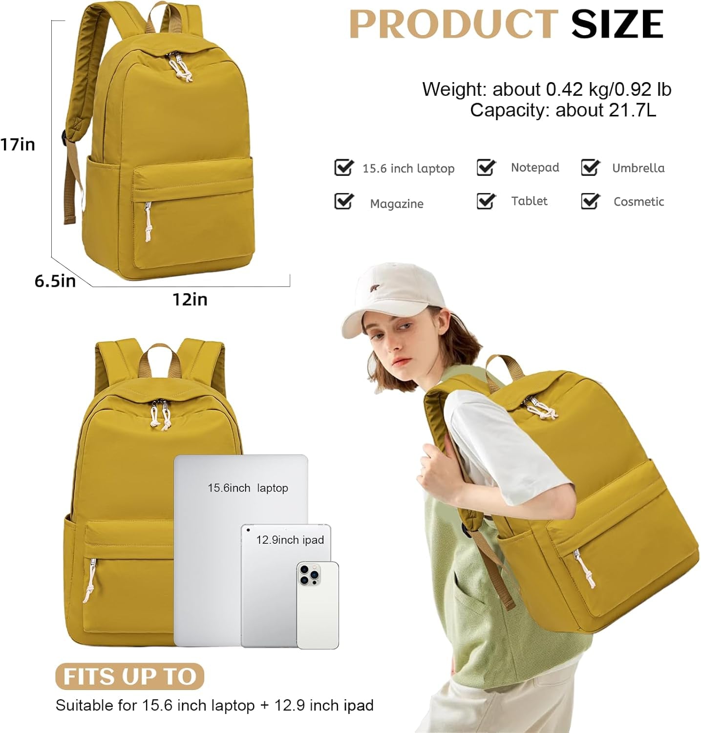 Backpack for School Kids Backpack Teen Girls Bookbag Laptop Backpack Gifts for Women