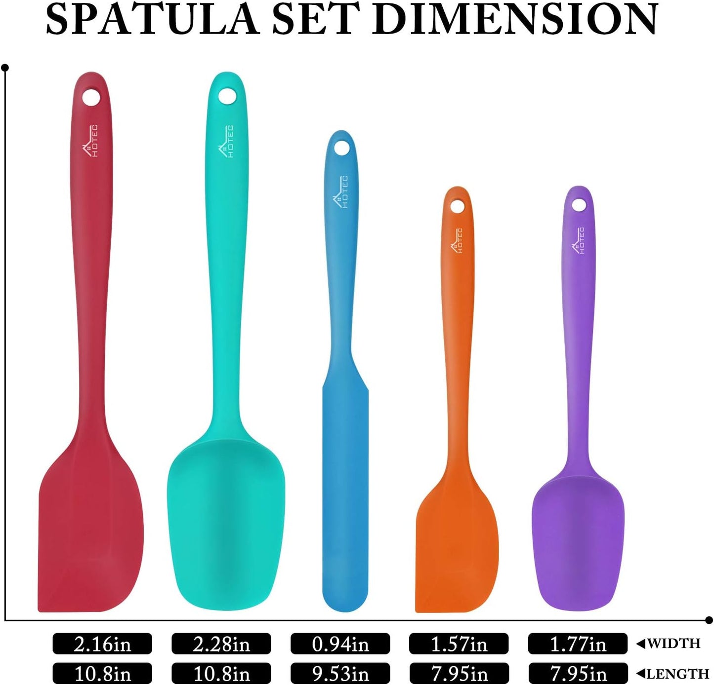 Unbreakable Cereal Bowls Set 8Pcs with Silicone Spatula Set 5Pcs