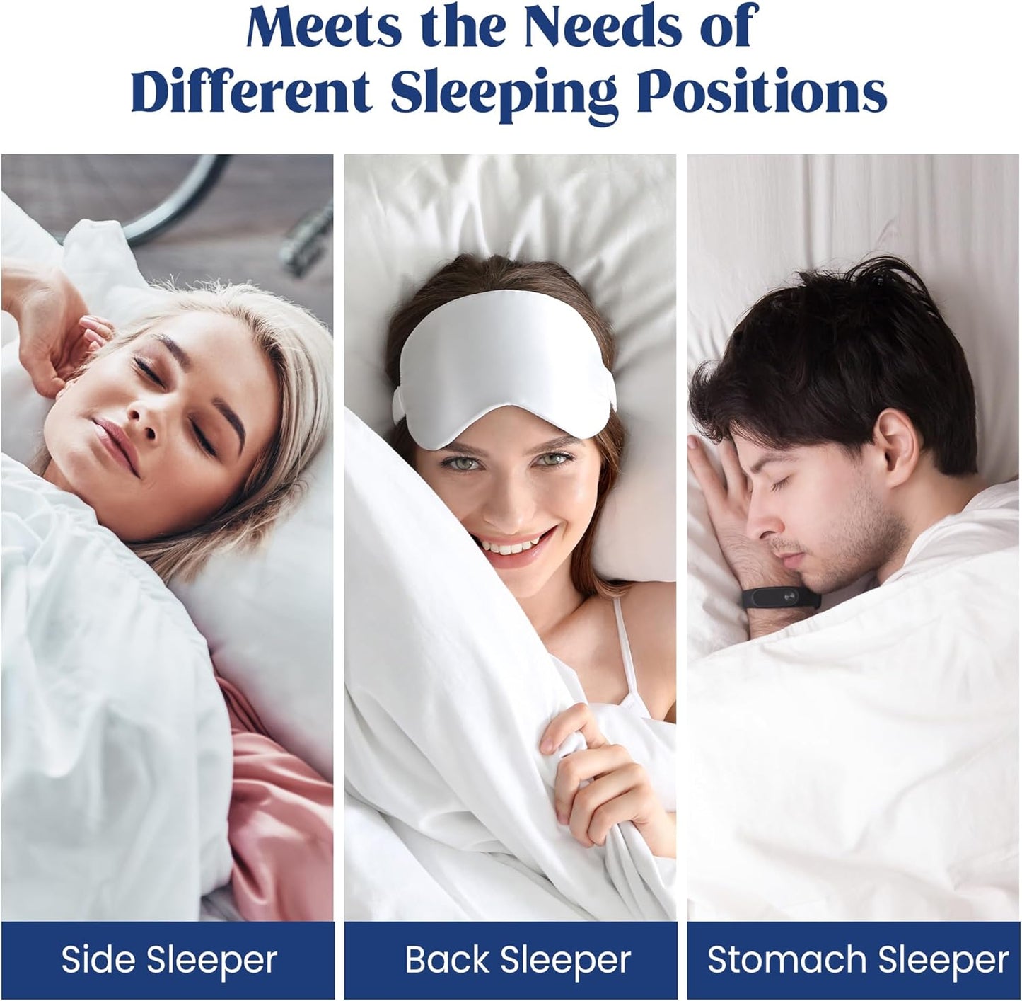 ® Feather Pillows with 100% Cotton Cover, Set of 2 Gusseted Bed Pillows for Sleeping, King Size