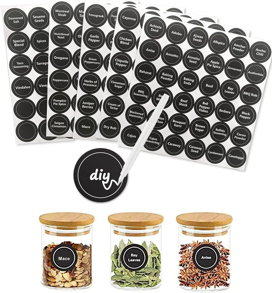 Magnetic Paper Towel Holder for Fridge, Toilet Paper Roll Holder Magnetic Paper Towel Rack Wall Mount and 180 Spice Labels for Food Containers, Chalkboard Labels for Jars