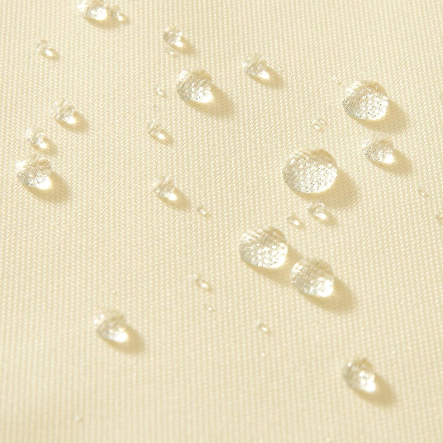 Pack of 2 Decorative Outdoor Waterproof Pillow Covers Garden Cushion Sham Throw Pillowcase Summer Shell for Patio Tent Couch 18X18 Inch Beige