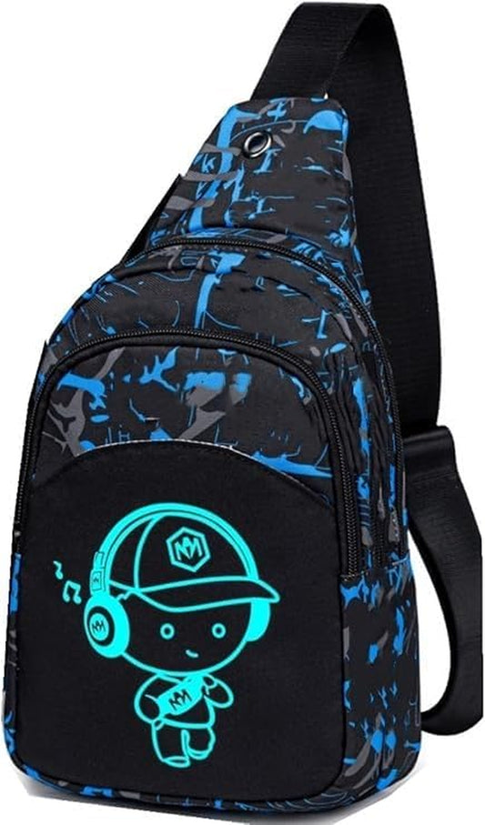 Small Sling Bag Crossbody Bags Camouflage Fanny Packs Chest Bag Travel Chest Gifts for Boys