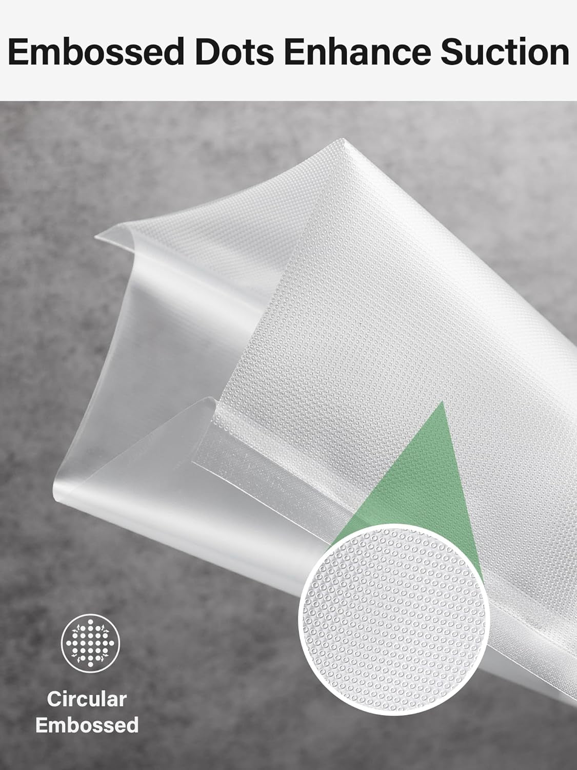 Vacuum Sealer Bags for Food, 6 Rolls for Custom Fit Food Storage, Meal Prep or Sous Vide, 8" X 20' (3 Rolls) and 11"X 20' (3 Rolls) Commercial Grade Vacuum Seal Freezer Bags Rolls