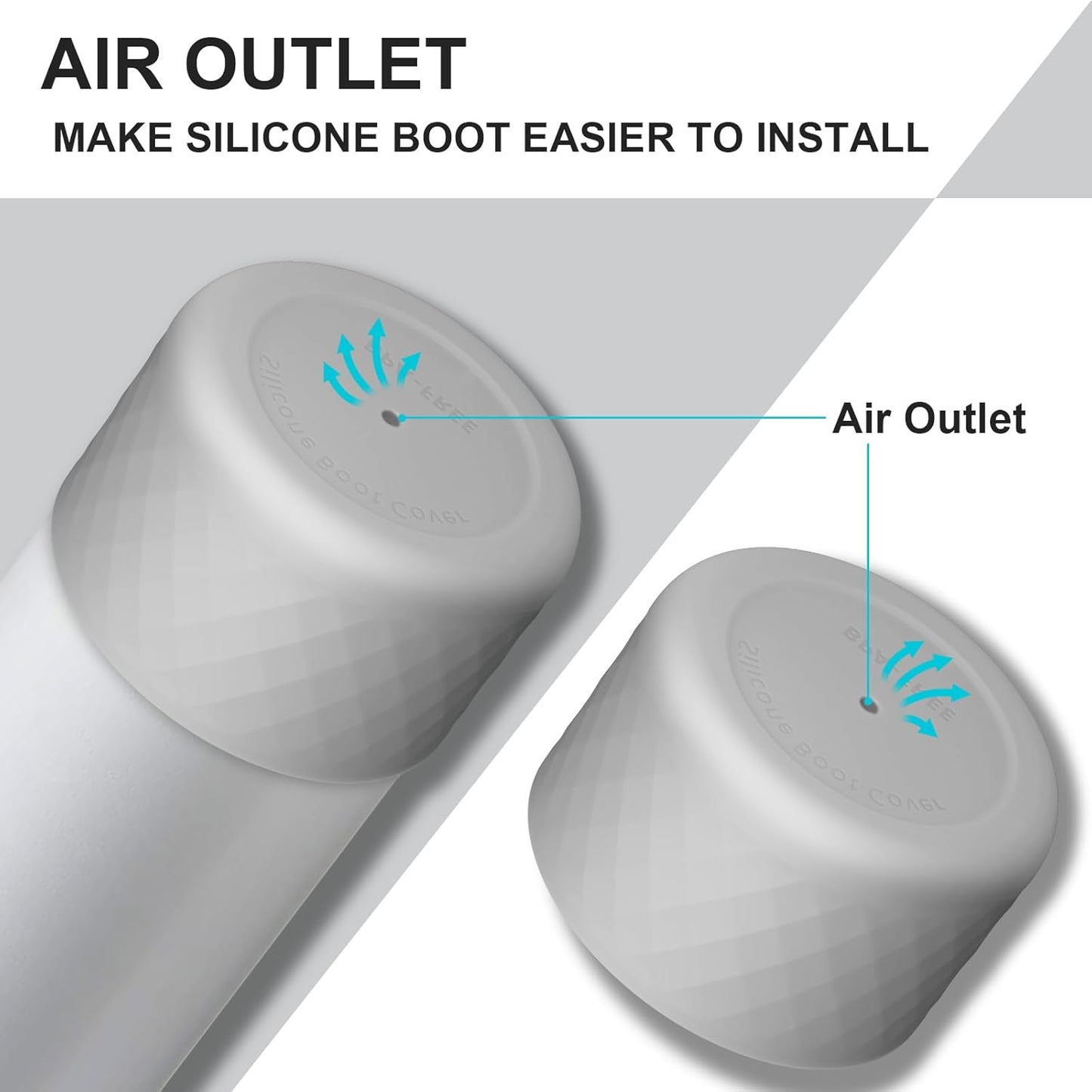 Silicone Boot for Owala 40 Oz Tumbler with Handle, Anti-Slip Protective Sleeve for Stainless Steel Triple Layer Insulated Travel Tumbler Accessories