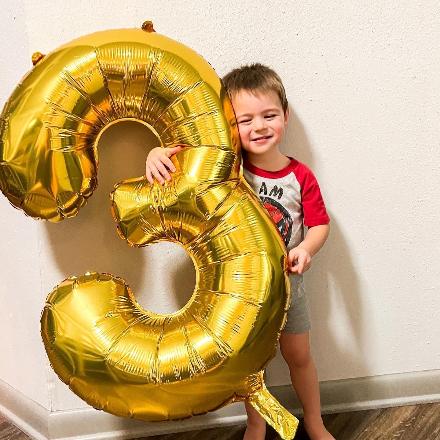 1 Balloon - Gold Birthday Number Balloons, 40 Inch Large Foil Balloons for Men Women Boys Girls Gold Themed Birthday Decorations