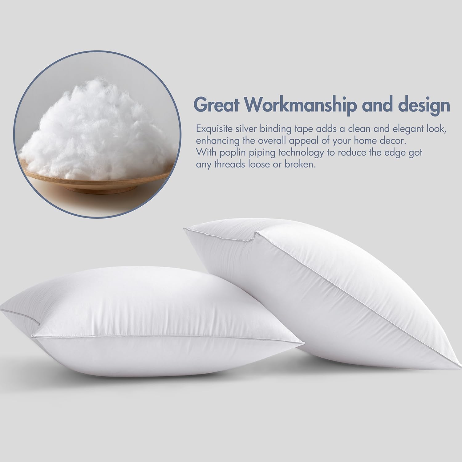 16X26 Pillow Insert -Decorative Throw Pillow with 100% Cotton Cover Rectangle for Sofa Couch