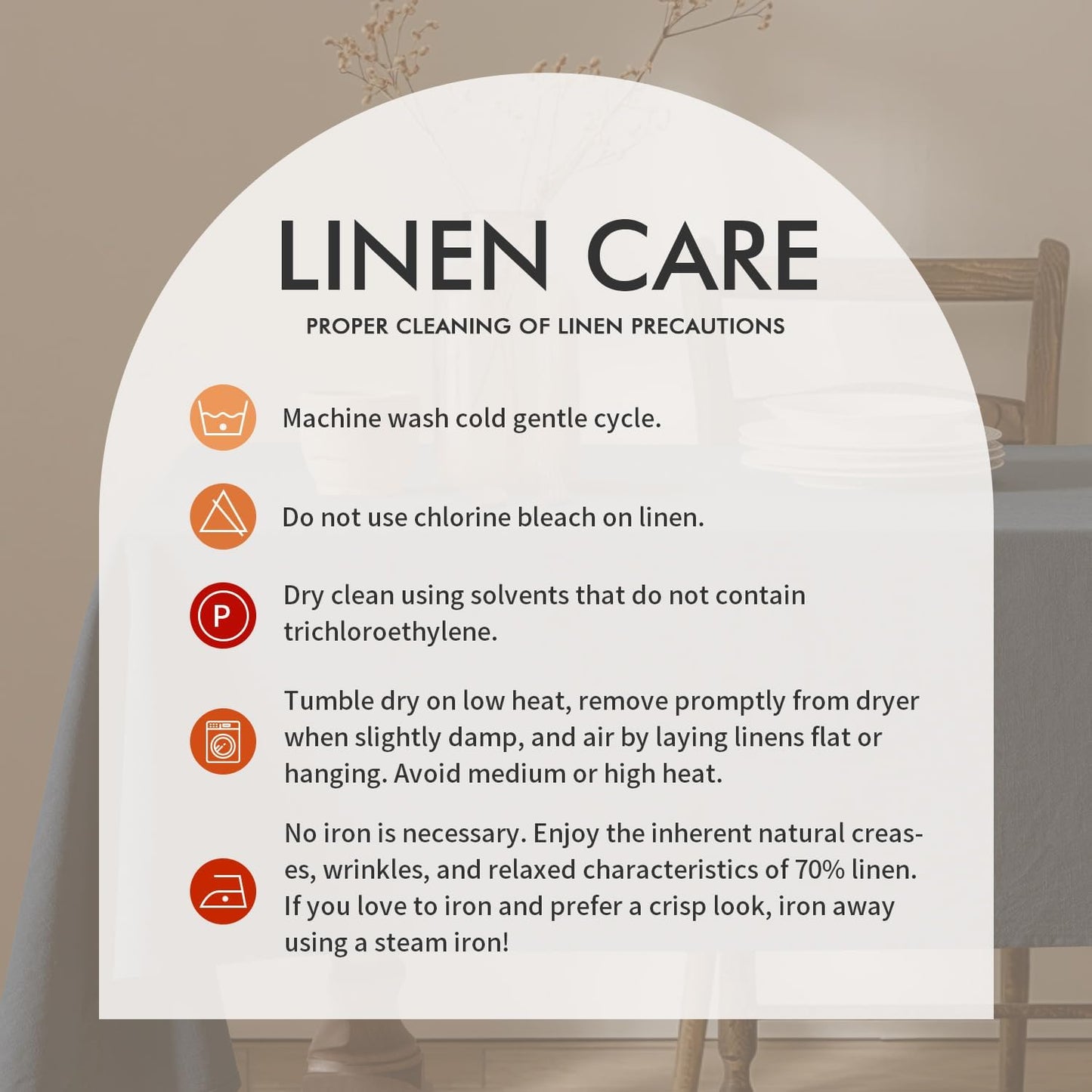 Linen Cotton Blend Tablecloth Rectangle, Luxury Waterproof Stain Resistant Durable Farmhouse Oblong Table Cloth for Dining Party Christmas Weddings Birthday, 52 X 84 Inch, Navy Blue