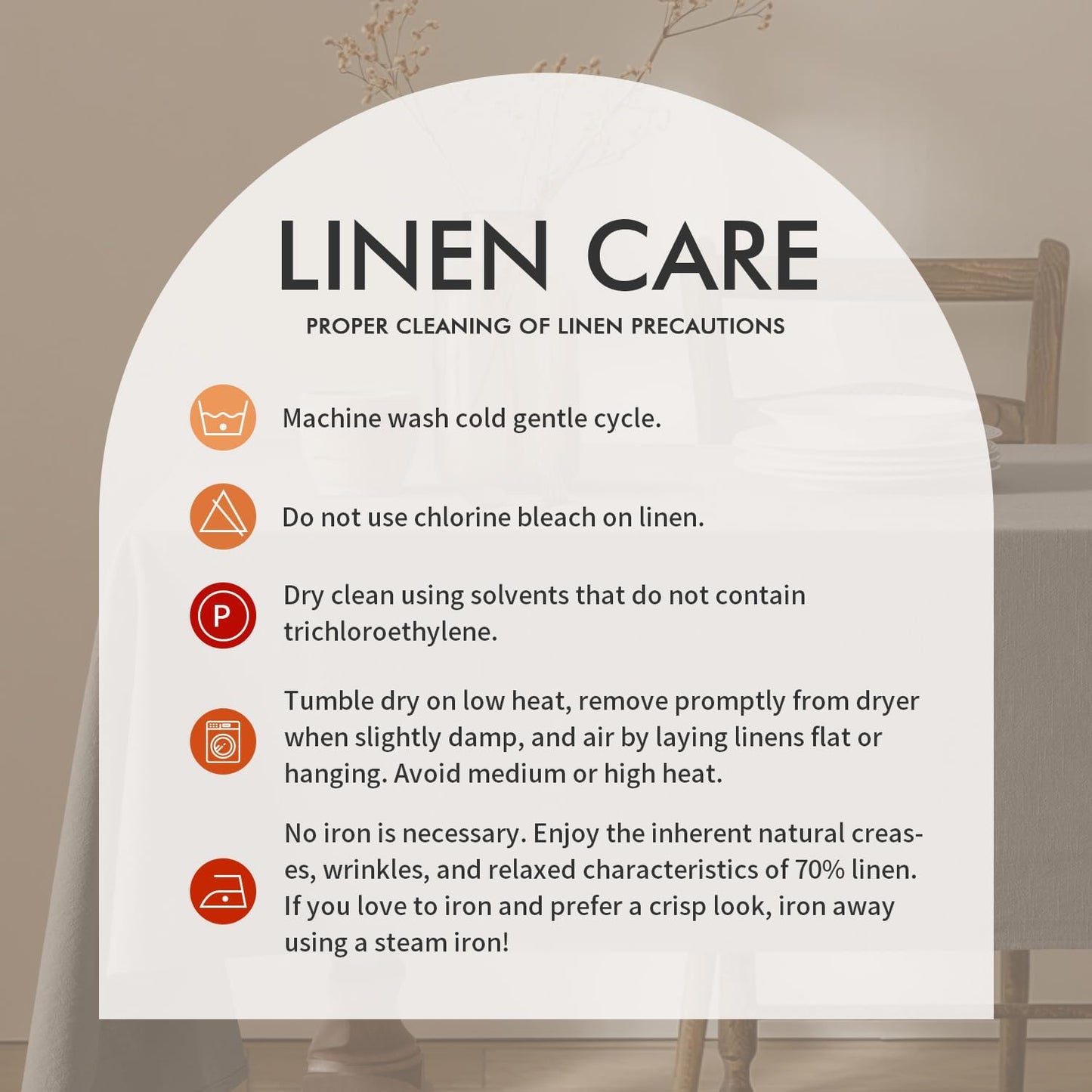 Linen Cotton Blend Tablecloth Rectangle, Luxury Waterproof Stain Resistant Durable Farmhouse Oblong Table Cloth for Dining Party Christmas Weddings Birthday, 52 X 84 Inch, Light Grey