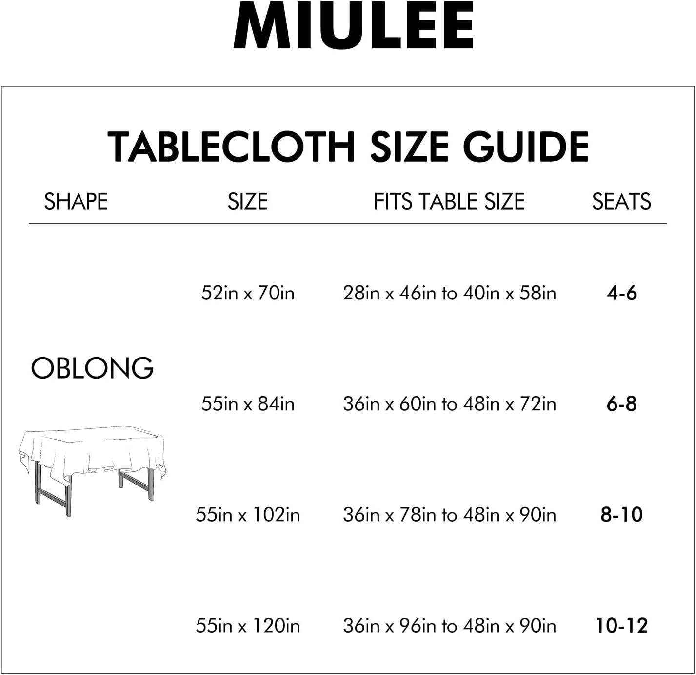 Light Grey Thick Polyester Linen Rectangle Tablecloth Decorative Cutouts Waterproof Stain and Wrinkle Resistant Table Cloth Table Cover for Dining Party Buffet Camping Wedding, 52 X 70 Inch