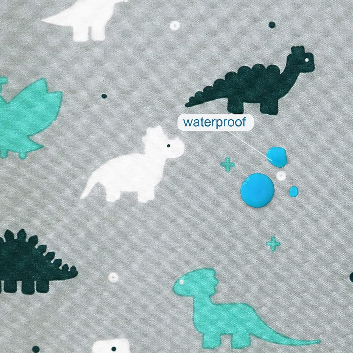 Splat Mat 2 Pack for under High Chair & Arts & Eating Mess, Waterproof Baby Playtime Anti-Slip High Chair Mat for Floor or Table, Reusable & Portable Splash Mat for under High Chair, 46" X 42" Gray