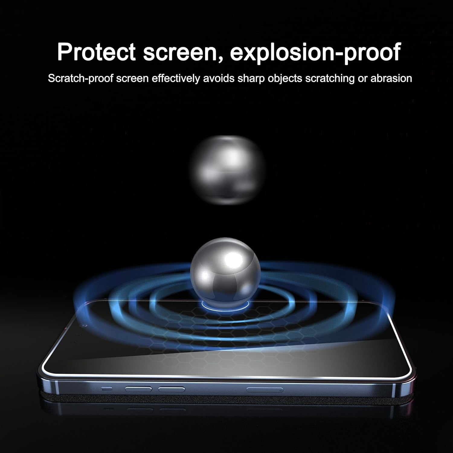 Glass Screen Protector for Iphone 16 plus and Lens Protector for Iphone 16/16 plus 3 Pack
