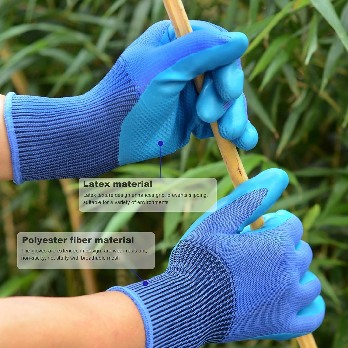 3Pack Pruning Shears, Garden Shears, Pruning Shears for Gardening, Gardening Shears Scissors Clippers, Garden Tools Set with Gloves, Stainless Steel, Soft Grip Handle