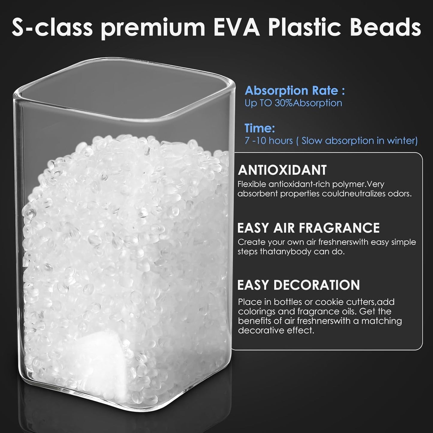 10Lb Aroma Beads, Unscented Aroma Beads for Car Freshies, Car Freshie Beads, Freshie Supplies, for Crafts & Projects