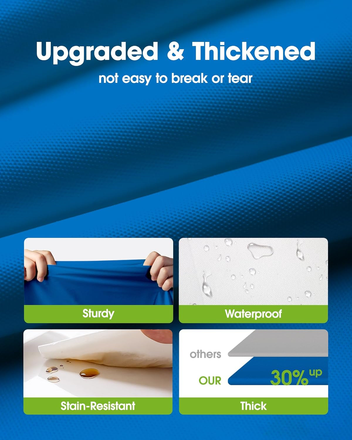 Plastic Table Cloth Disposable 12 Pack, 54 X 108 Inch Table Cloths, Graduation Decorations Class of 2025, Graduation Party Tablecloths, Rectangle, Plastic Cover, Leakproof & Sturdy, Blue