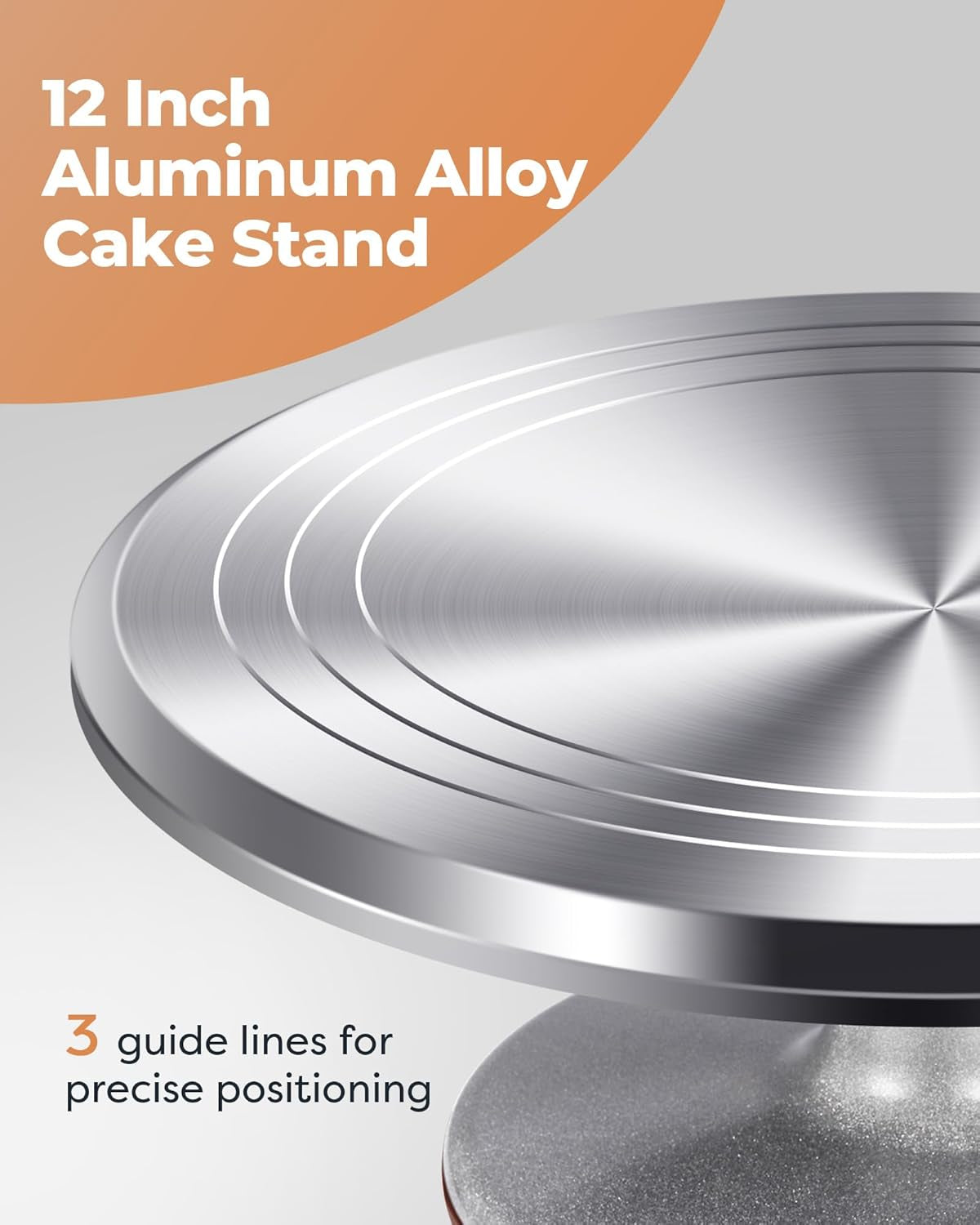 180 Pcs Cake Decorating Kits Supplies - Aluminium Alloy Revolving Cake Turntable, Numbered Cake Decorating Tips and Frosting Tools for Baking Cupcake Cookie Muffin Kitchen Utensils