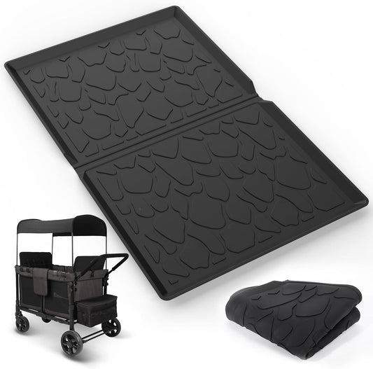 Silicone Mat for Wonderfold Wagon W4,Luxe Accessories for Wonderfold Stroller to Protect Wagon from Sand, Dirt, and Water,Easy Clean