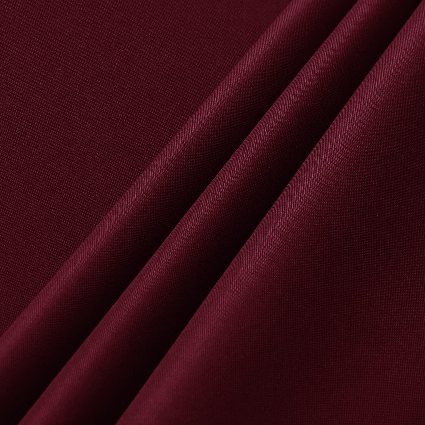 2 Pack Burgundy Tablecloth 60 X 102 Inch, Rectangle 6 Feet Table Cloth - Stain and Wrinkle Resistant Washable Polyester Table Cover for Dining Tables, Buffet Parties and Camping