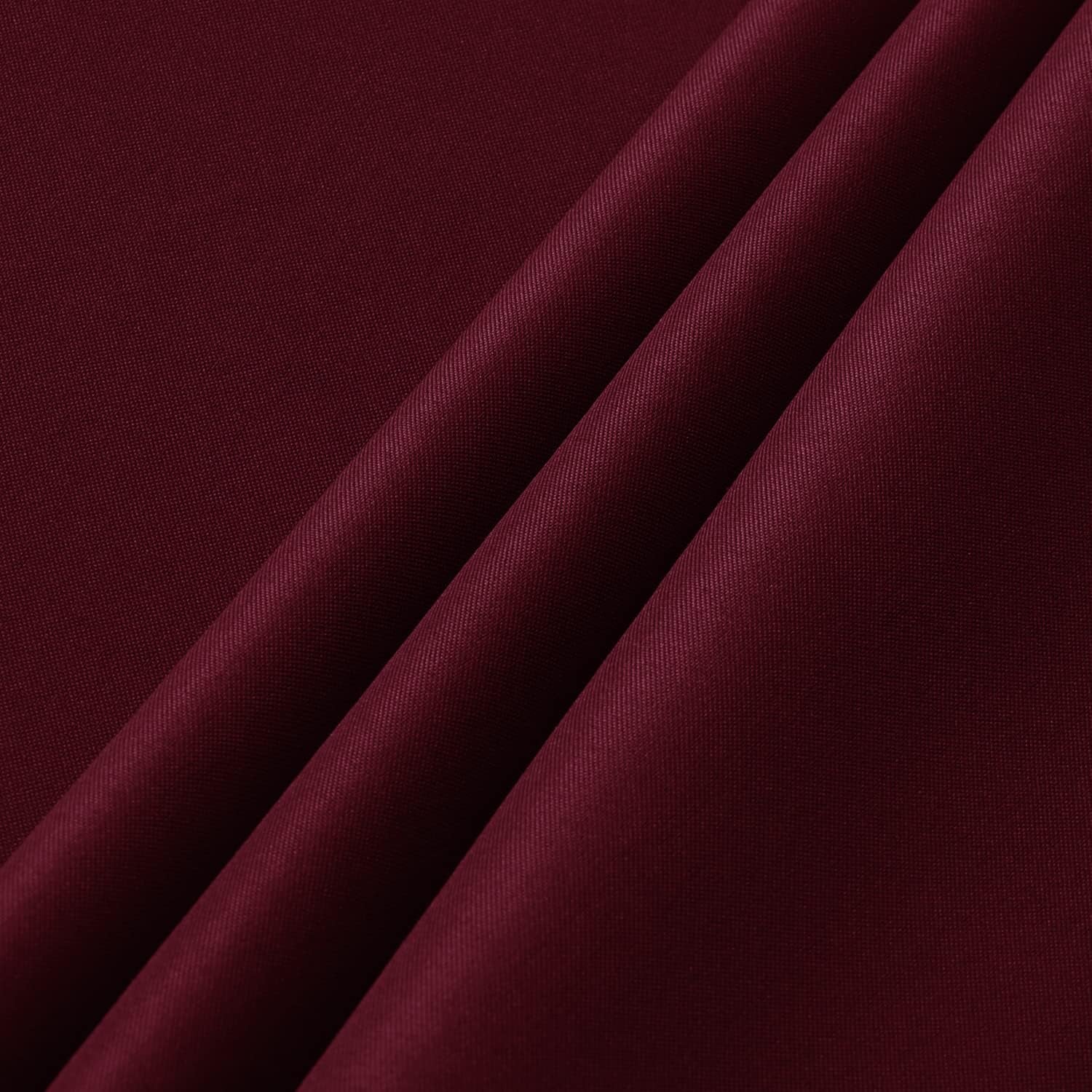 2 Pack Burgundy Tablecloth 60 X 102 Inch, Rectangle 6 Feet Table Cloth - Stain and Wrinkle Resistant Washable Polyester Table Cover for Dining Tables, Buffet Parties and Camping