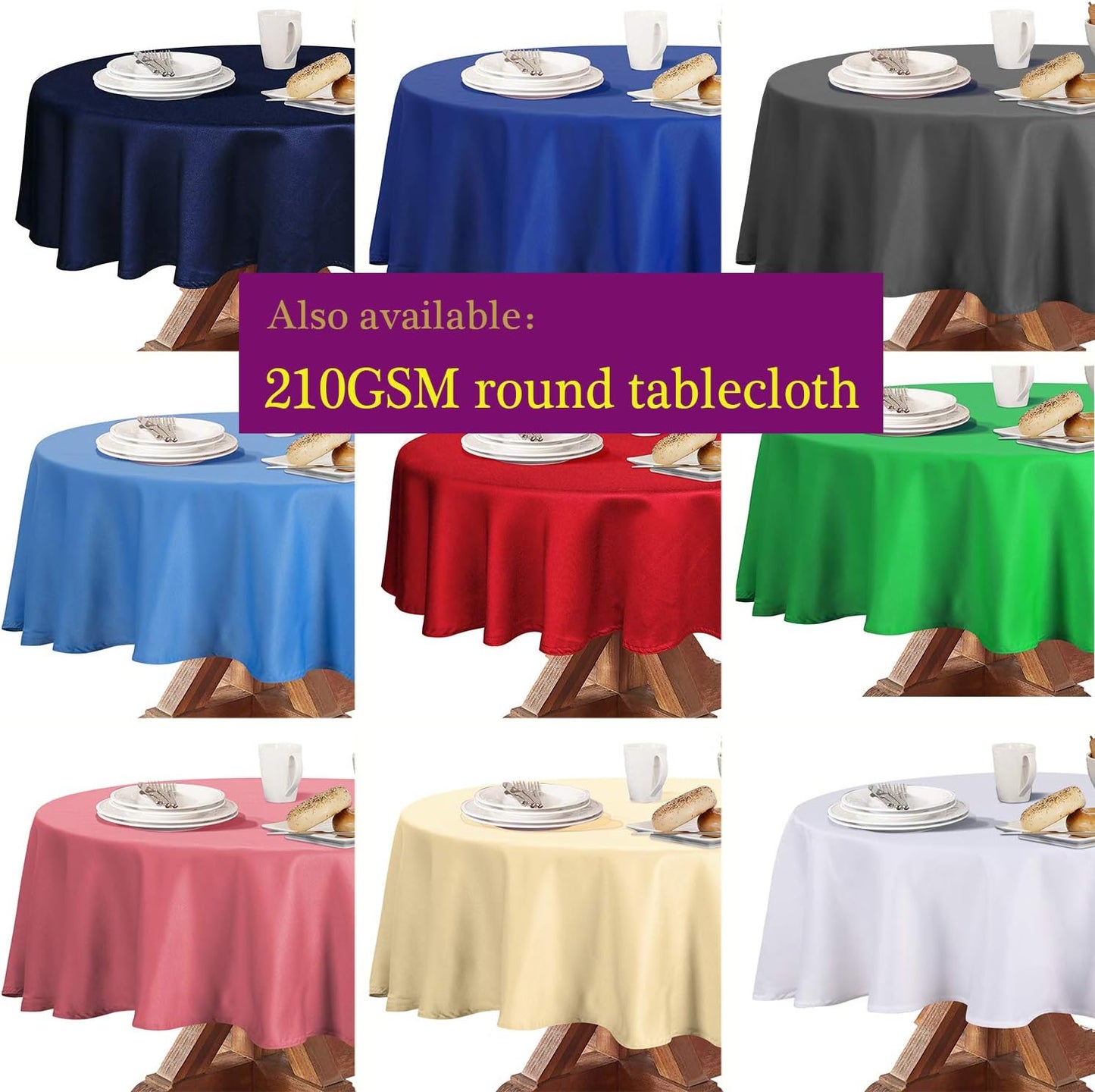 210GSM Square Green Table Cloth, Christmas Decorations Waterproof Tablecloth, Table Cover Protector for Holiday Party Use (Blackish Green,60 X 60 Inch)