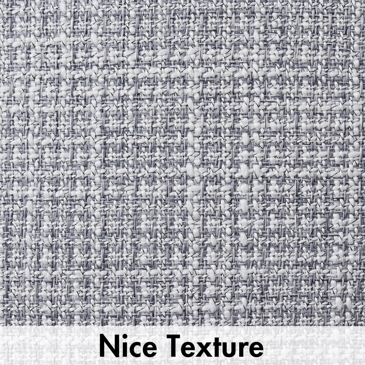 Burlap Linen Throw Pillow Covers 18X18 Inch Set of 2 Blue Grey Decorative Pillows Modern Farmhouse Pillowcases Soft Accent Cushion Covers for Outdoor Couch Sofa Bedroom Livingroom Home Decor