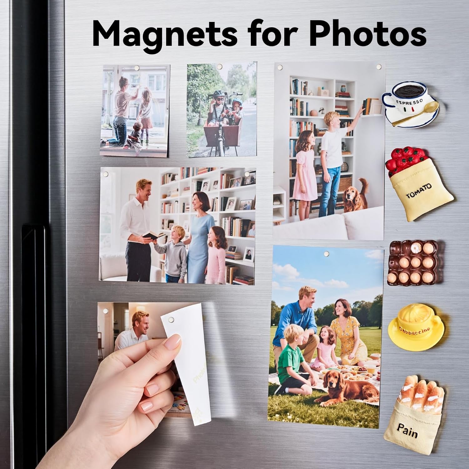45 Pcs Refrigerator Magnets, 6X2Mm Small round Fridge Magnets, Multi-Use Premium Neodymium Office Magnets for Fridge, Whiteboard, Billboard in Home, Kitchen, Office and School (Silver)
