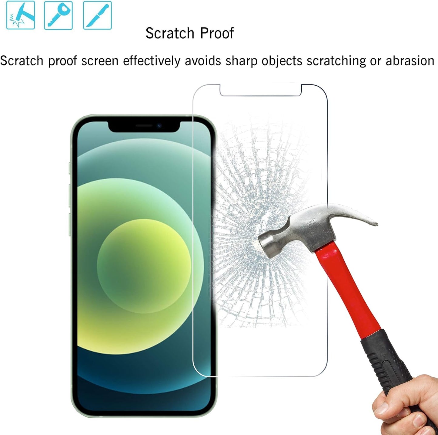 Glass Screen Protector Compatible for Iphone 11/Iphone XR, 6.1 Inch 3 Pack and Privacy Screen Protector Compatible for Iphone 11/Iphone XR 6.1Inch 2 Pack
