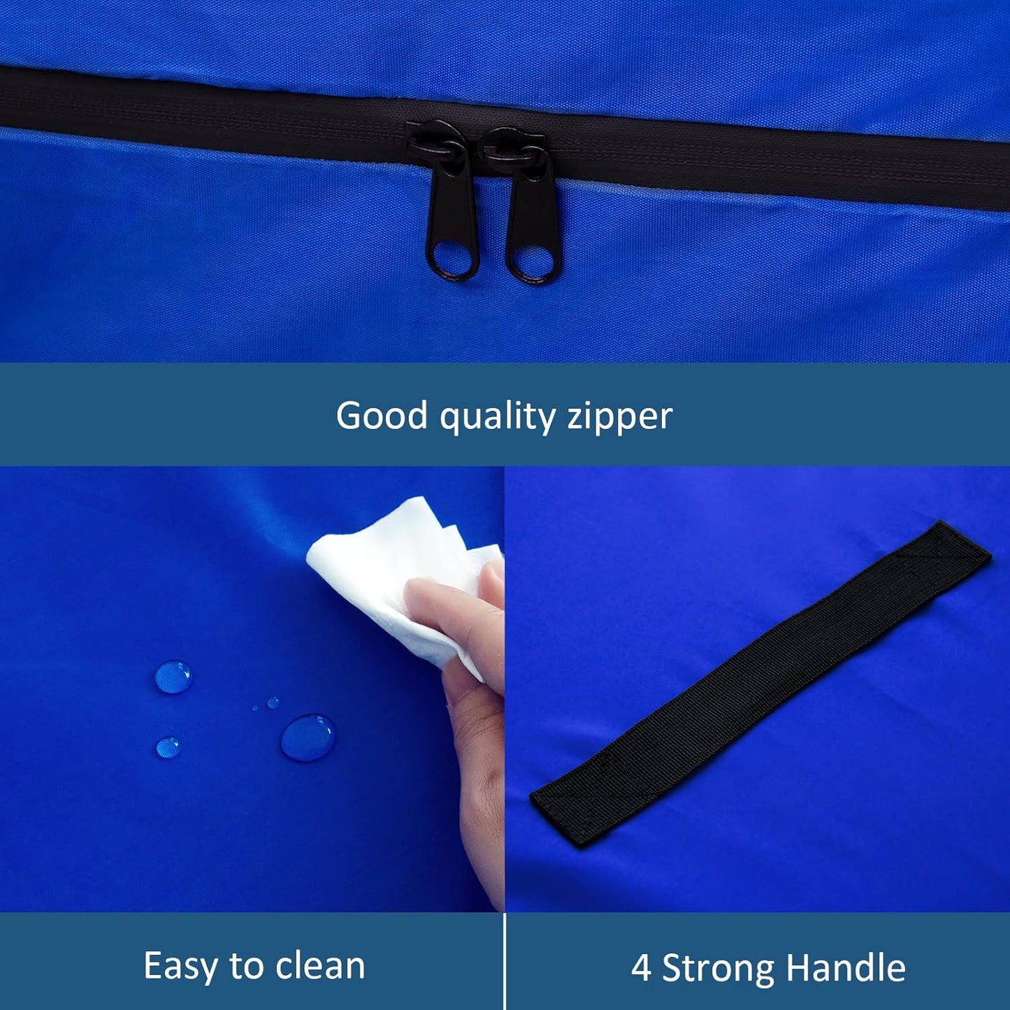 Queen Mattress Bags for Moving, Waterproof Reusable Storage Bag, Strong Zipper, Extra Heavy Duty Easy Carrier Protector for Moving, Fits up to 15 Inch