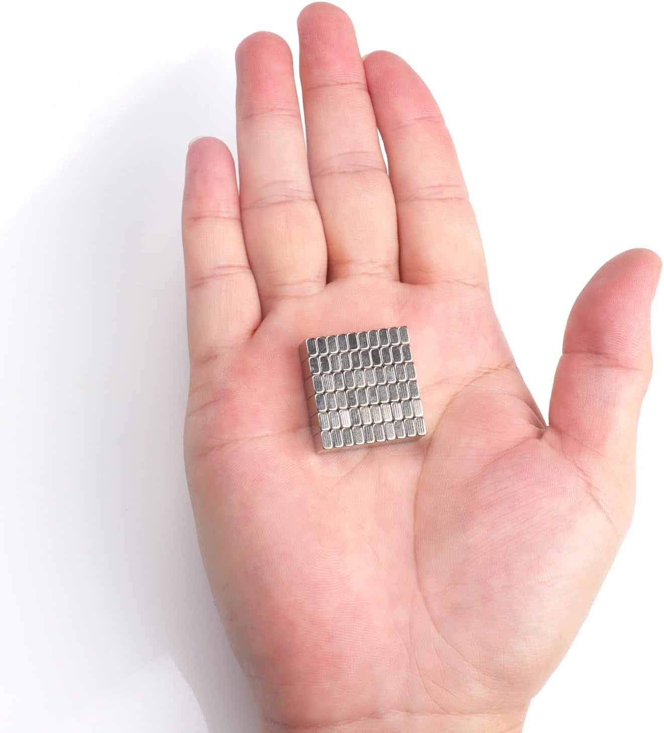 60Pack Rectangular Magnets - Bar, Square, Mini, Tiny & Small Magnets for Crafts & Collar Stays