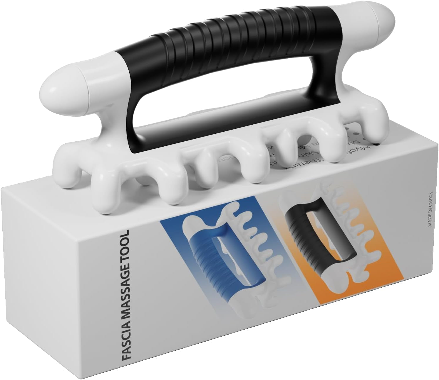 Fascia Massage Tool Blaster for Cellulite - Myofascial Release Tools for Trigger Point, Deep Tissue System Relief, Fascia Blaster for Muscle Knot Recovery & Relaxtion, Full Body Massager, Black