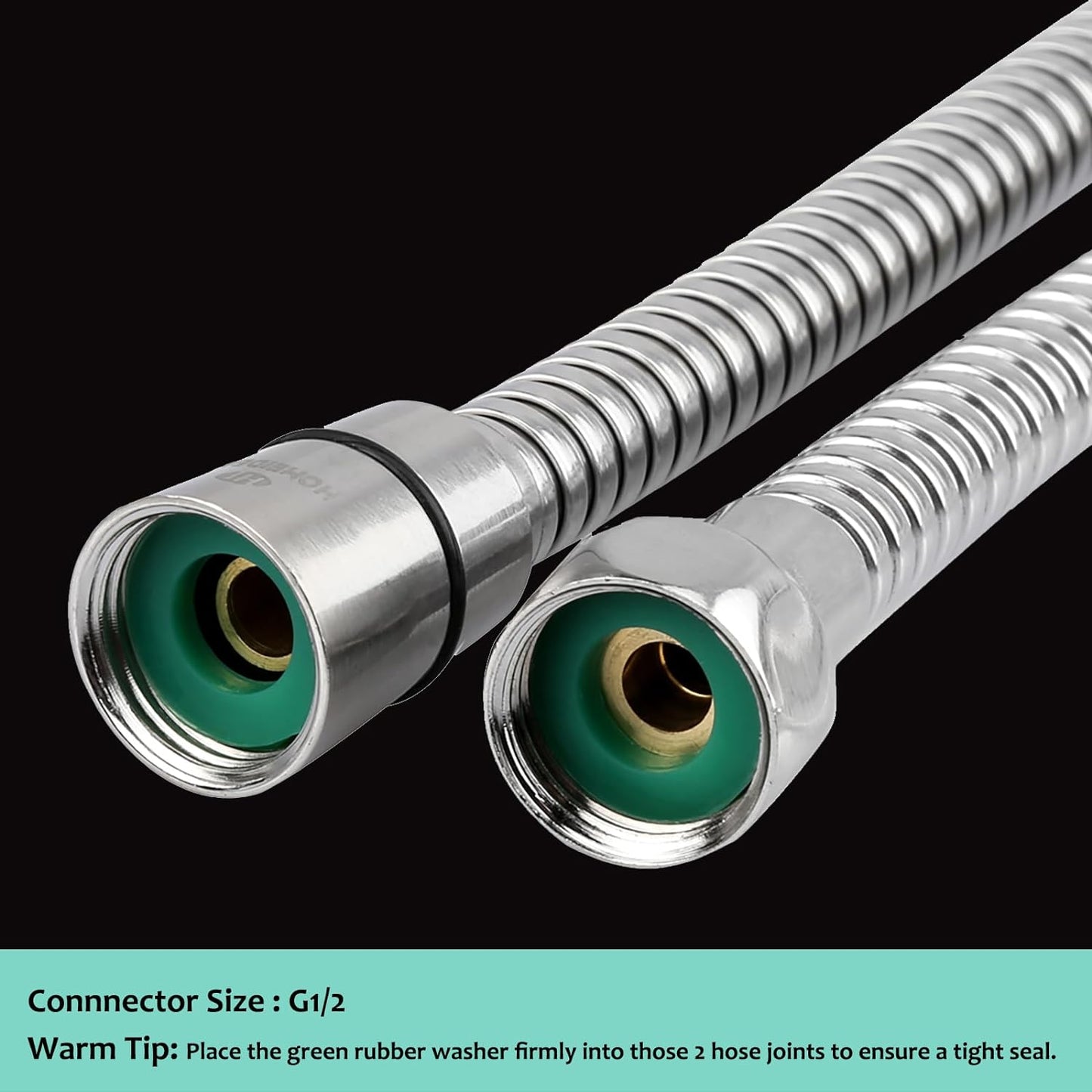 118 Inches Shower Hose, 10 Feet Extra Long 304 Stainless Steel Handheld Shower Head Hose Replacement, Flexible Hose Extension