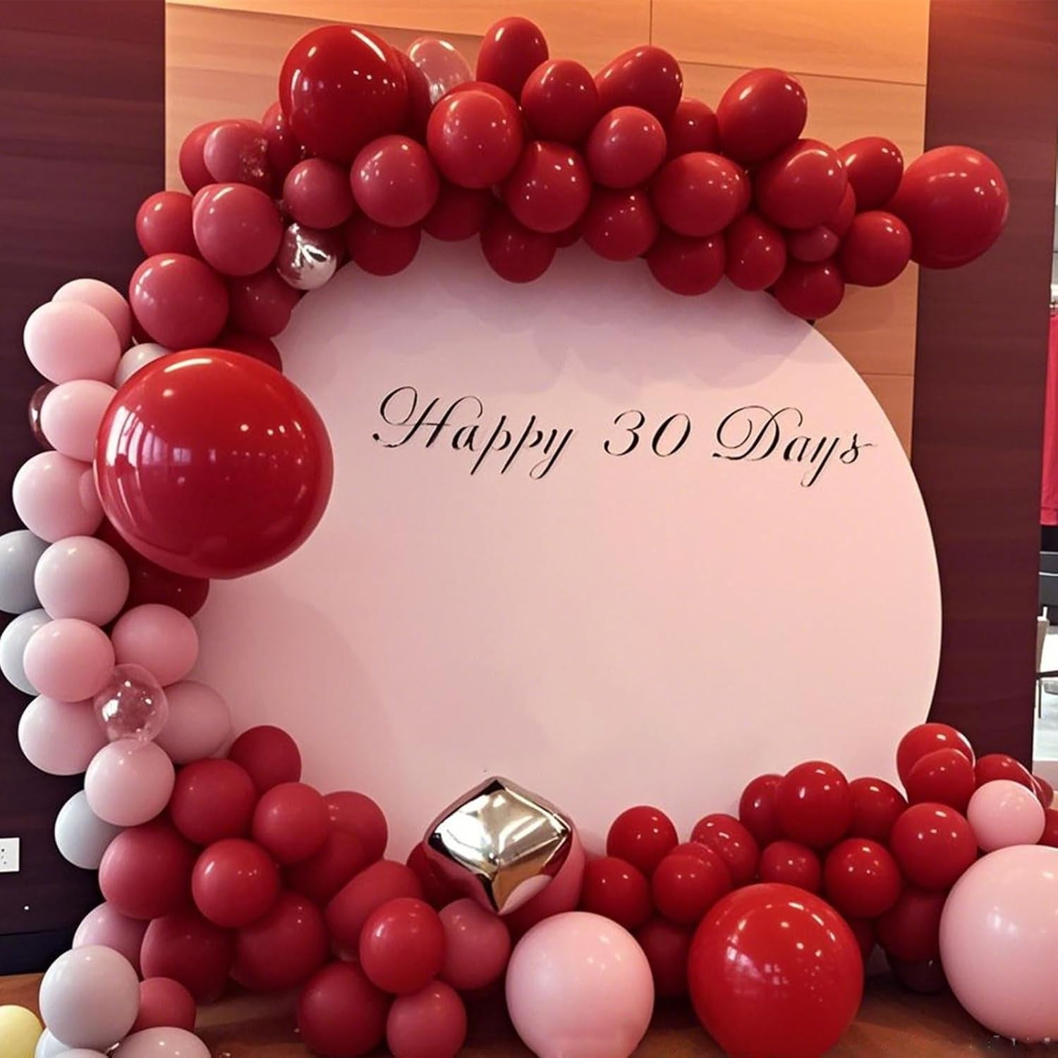 Red Balloons 145 Pcs Matte Red Balloons Arch Kit Different Sizes of 18 12 10 5 Inch Latex Balloons for Balloon Garland or Balloon Arch as Birthday Valentines Day Baloons Party Decorations