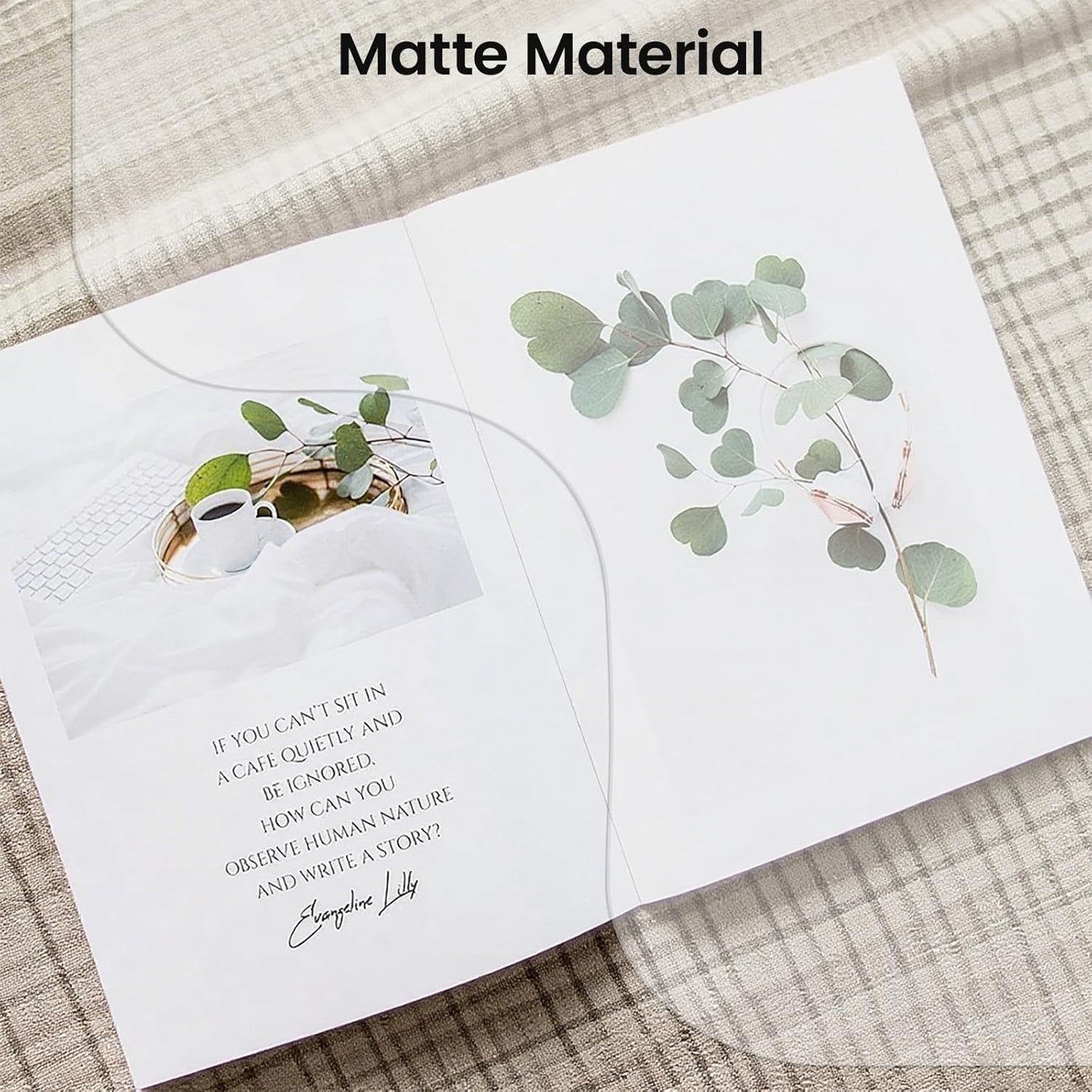 Office Chair Mat for Hardwood Floor, 36"×48" Clear Desk Chair Mat for Rolling Chairs, Computer Gaming Desk Mat, Floor Protector for Office & Home, Not for Carpet