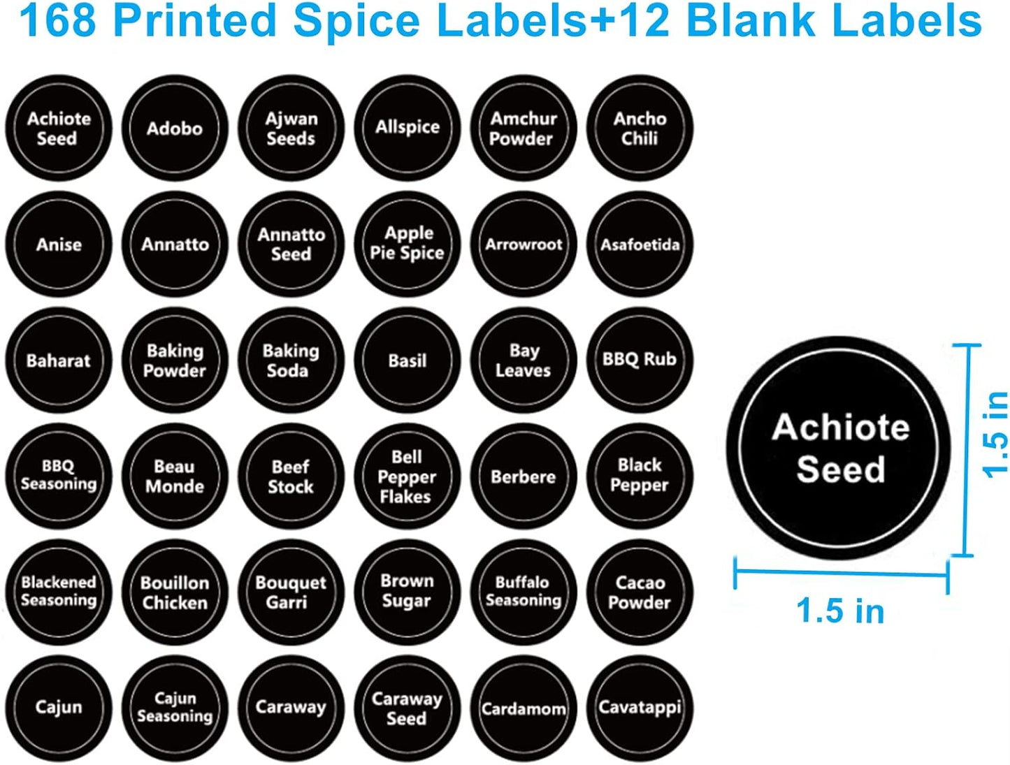 180 Spice Jar Labels - Chalkboard Stickers, Preprinted and Blank and Kitchen Towel Holder Stand, 4-Arm Dish Towel Holder Countertop Hand Towel Holder for Bathroom
